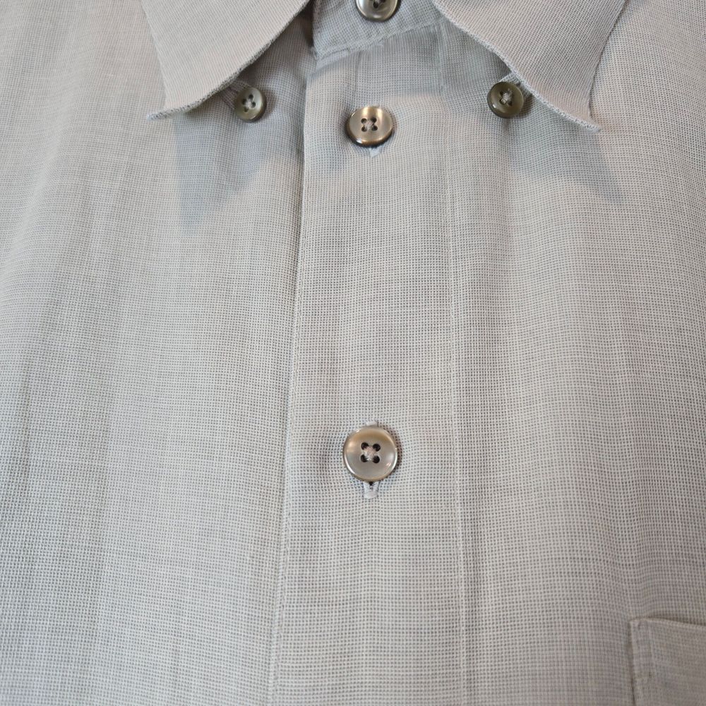 Kenneth Cole New York Shirt Mens 17.5 34-35 Tan Long Sleeve Button Classy Casual - Picture 4 of 8